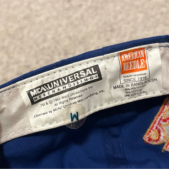 Universal Merchandise Bullwinkle vintage 1993 cap with embroidered characters - Picture 4 of 4